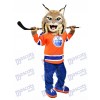 Hunter the Canadian Lynx Edmonton Oilers Hunter Mascot Costume Animal 