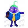 Purple Eggplant Father Vegetable Mascot Costume Food Plant 