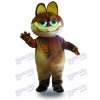 Brown Cat Cartoon Mascot Adult Costume Animal