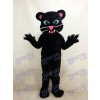 Black Panther Mascot Costume with Blue Eyes