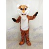 Bernard Bear Mascot Costume with Red Frame Glasses Animal 