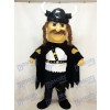 Odin Viking Plush Mascot Costume with Black Cloak 