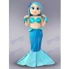 Blue Mermaid Mascot Costume