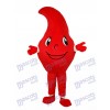 Red Dripping Drop of the Blood Mascot Adult Costume