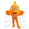 Finding Nemo Orange Ocellaris Clownfish Mascot Costume Cartoon Character Halloween
