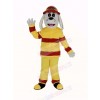 New Sparky the Fire Dog with Red Hat Mascot Costume