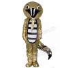 Golden Rattle Cobra Snake Mascot Costume Reptiles