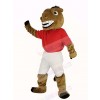 New Central's Buddy Broncho Horse in Red Jersey Mascot Costume