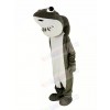 Gray and White Shark Mascot Costume