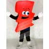 Neon Red Lightning Bolt Mr. Electric Lightning Bolt Mascot Costumes