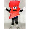 Neon Red Lightning Bolt with Color Trim Mr. Electric Lightning Bolt Mascot Costumes