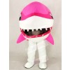 Cute Pink Whale Shark Mascot Costume Cartoon	