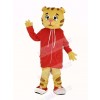 Daniel Tiger with Red Coat Mascot Costume