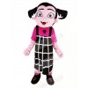 Vampire Girl with Dress Mascot Costumes Cartoon