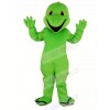 Green Lizard Mascot Costume Cartoon