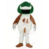 Green Bass Fish Mascot Costume Cartoon