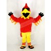 Rock Rooster Mascot Costume Cartoon	