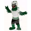 Green and White Eagle Falcon Mascot Costume