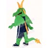 Green and Orange Dragon Mascot Costume