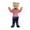 Waiter Pig Mascot Costume Animal