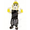 Black and Yellow Titan Spartan Sparty Mascot Costume People
