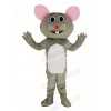 Gray Mouse with Red Nose Mascot Costume