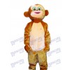 Happy Monkey Mascot Adult Costume