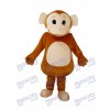 Big Head Monkey Mascot Adult Costume