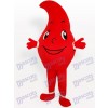 Red Waterdrop Party Adult Mascot Costume