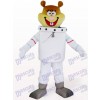 White Space Navigation Mouse Animal Mascot Costume