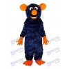 Big Tooth Black Mouse Adult Mascot Costume