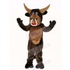 Brown Muscle Bull Mascot Costume Animal