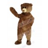 Cute Brown Bear Mascot Costume