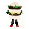 Hamburger with Cheese Mascot Costume Cartoon