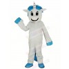 White Unicorn Mascot Costume Cartoon	