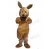 Long Hair Brown Kangaroo Mascot Costume Animal 