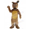 Brown Kangaroo With Long Ears Mascot Costume