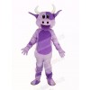 Purple Cow Mascot Costume Animal