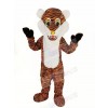 Reddish Brown Stripe Tiger Mascot Costume Animal