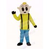 Boy with Yellow Shirt Mascot Costume