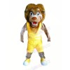 Lion with Yellow Vest Mascot Costumes Cheap