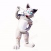 Friendly Gray Cat Mascot Costumes Cartoon