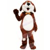 Brown and White Dog Mascot Costumes Animal