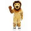 Strong Brown Lion Mascot Costumes Adult