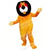 Funny Orange Lion Mascot Costumes Adult