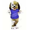 Fromm Puppy Dog with Blue T-shirt Mascot Costumes Cartoon