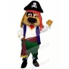 Pirate Brown Dog Mascot Costumes Cartoon