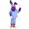 Doctor Rabbit with Blue Shirt Mascot Costumes Animal