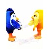 College Blue and Yellow Bird Mascot Costumes