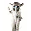 Grey Elephant with Big Eyes Mascot Costumes Cartoon	